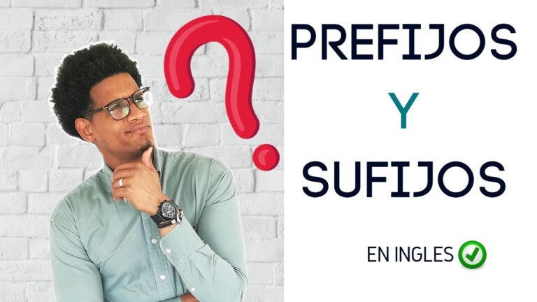 Ejercicios de prefijos y sufijos en inglés