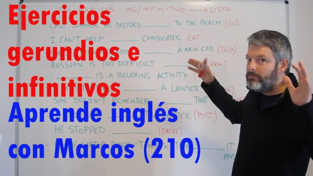 Ejercicios Con Gerundios E Infinitivos verbosingles.com