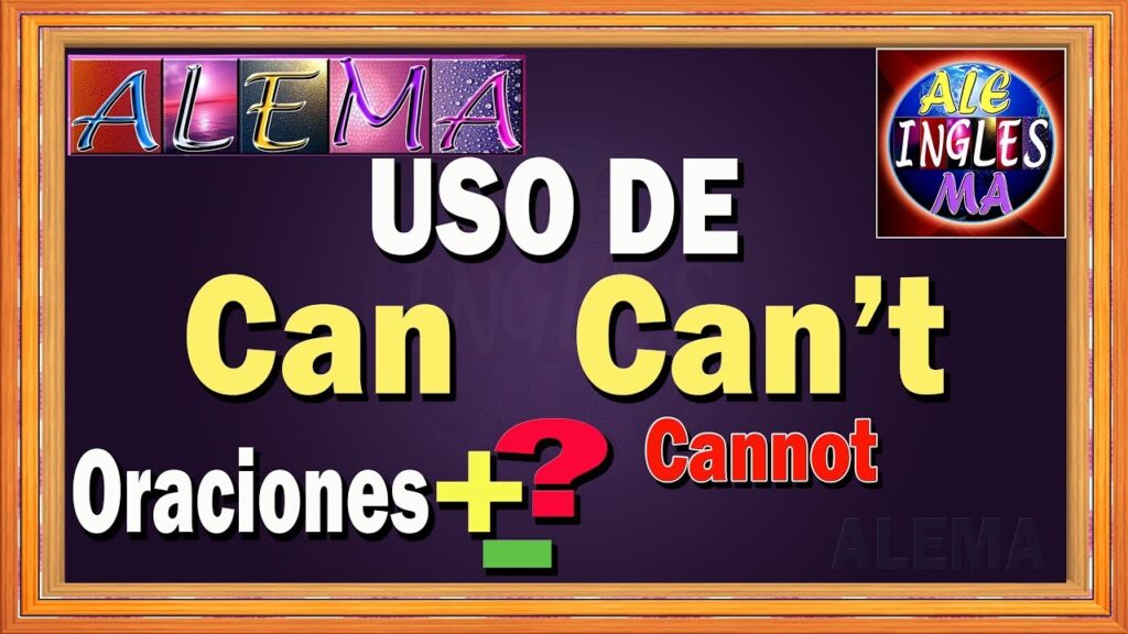 Ejercicios En Ingles Con El Verbo Can verbosingles.com