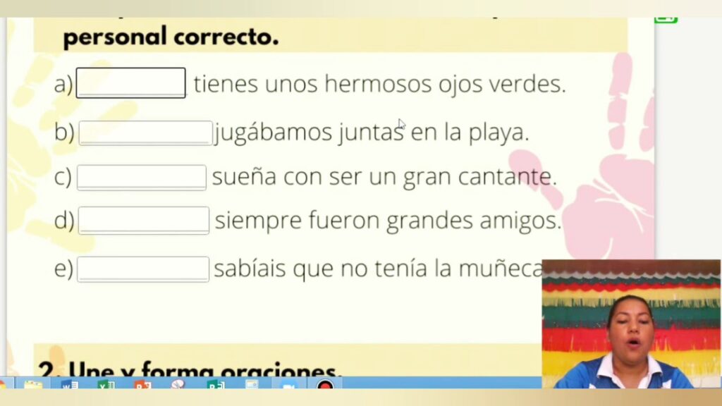 Ejercicios de pronombres personales