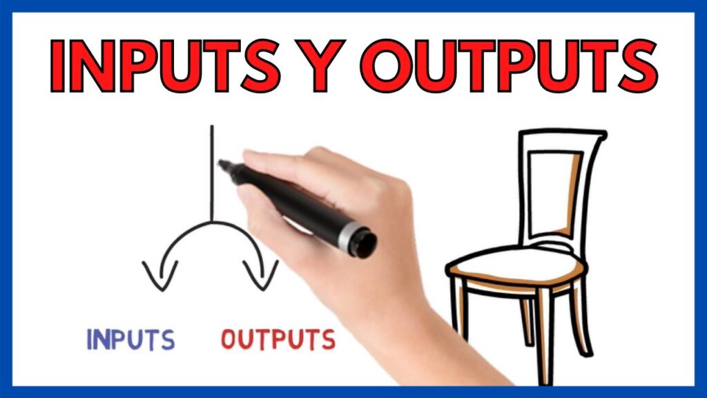 Qué significa input y output