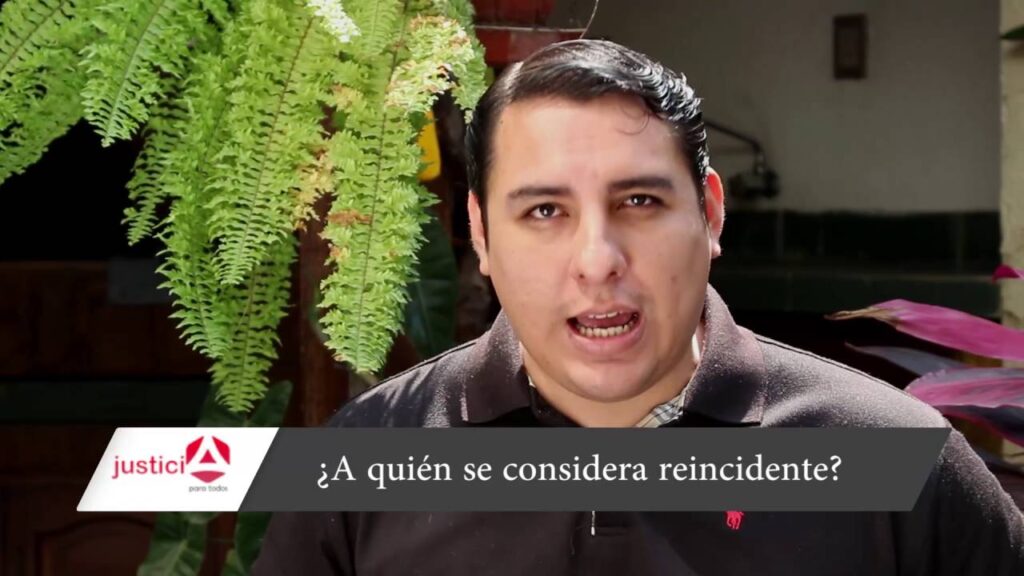 Qué significa reincidente