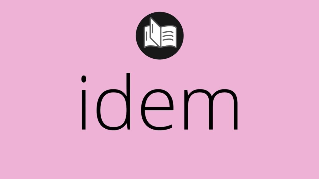 Qué significa iden